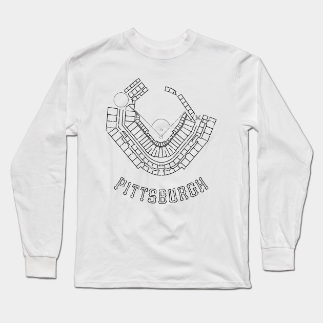 PNC Park Long Sleeve T-Shirt by kellyoconnell